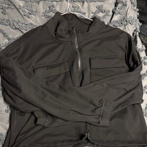 Black Half-Zip Jacket